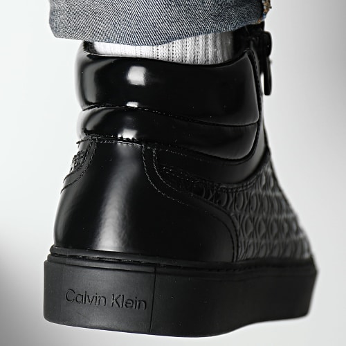 Baskets Montantes High Top Lace Up Zip Mono 1276 Lux Mono