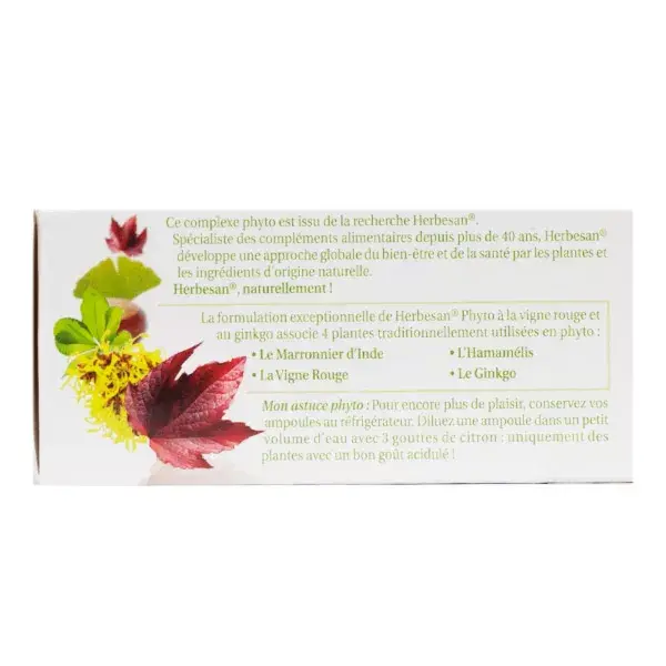 Herbesan Ginkgo Orgânico para Circulação - 20 Frascos