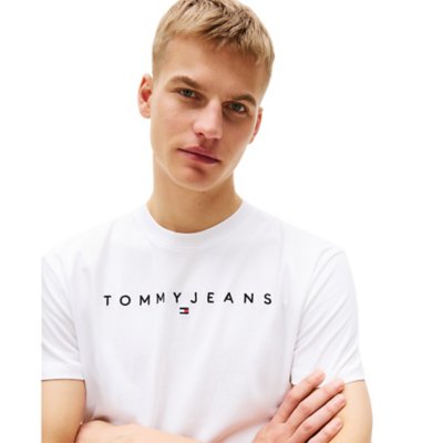 Tee-shirt à manches courtes homme Tjm Reg Linear Logo TOMMY HILFIGER