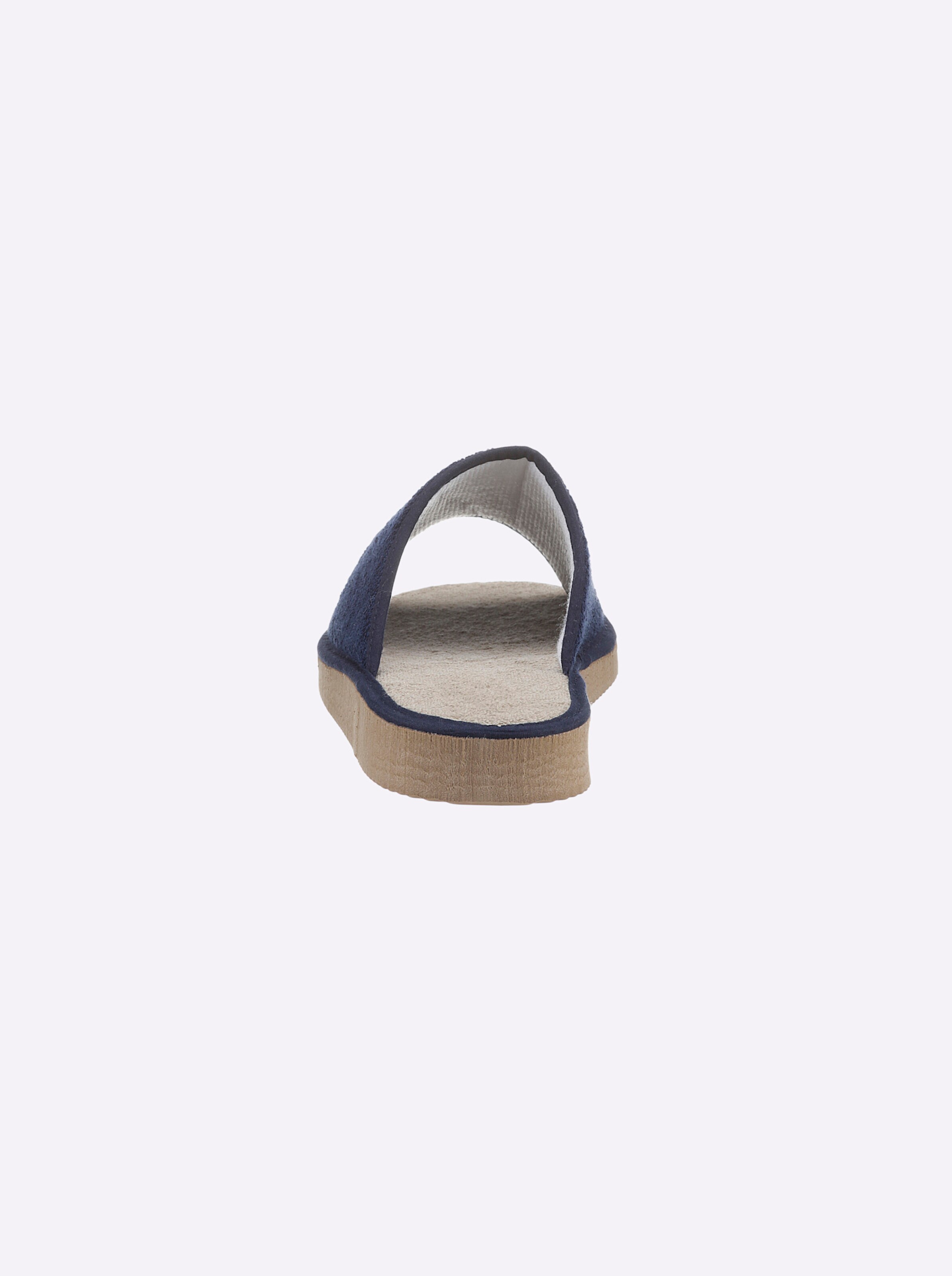 Pantoffel in türkis + marine