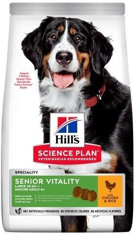 Hill's - Science Plan - Hondenvoer - 2x14kg - Senior Vitality Large Breed met Kip