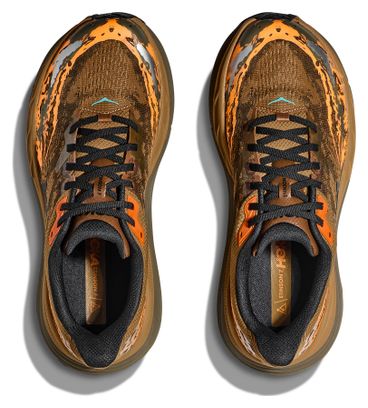 Chaussures Trail Hoka Stinson 7 Marron/Orange Homme