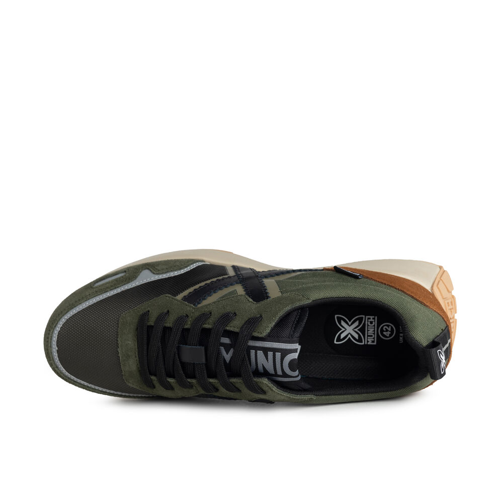 Tênis Munich Xemne 8907043 Verde Cáqui