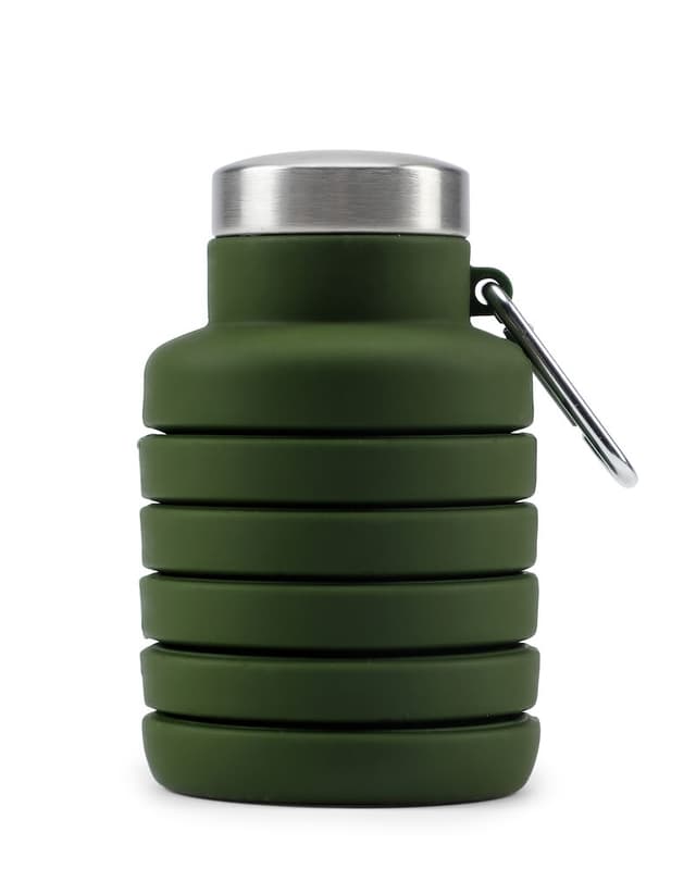 Orrefors Hunting Vattenflaska Silikon, Mörkgrön, 500 ml