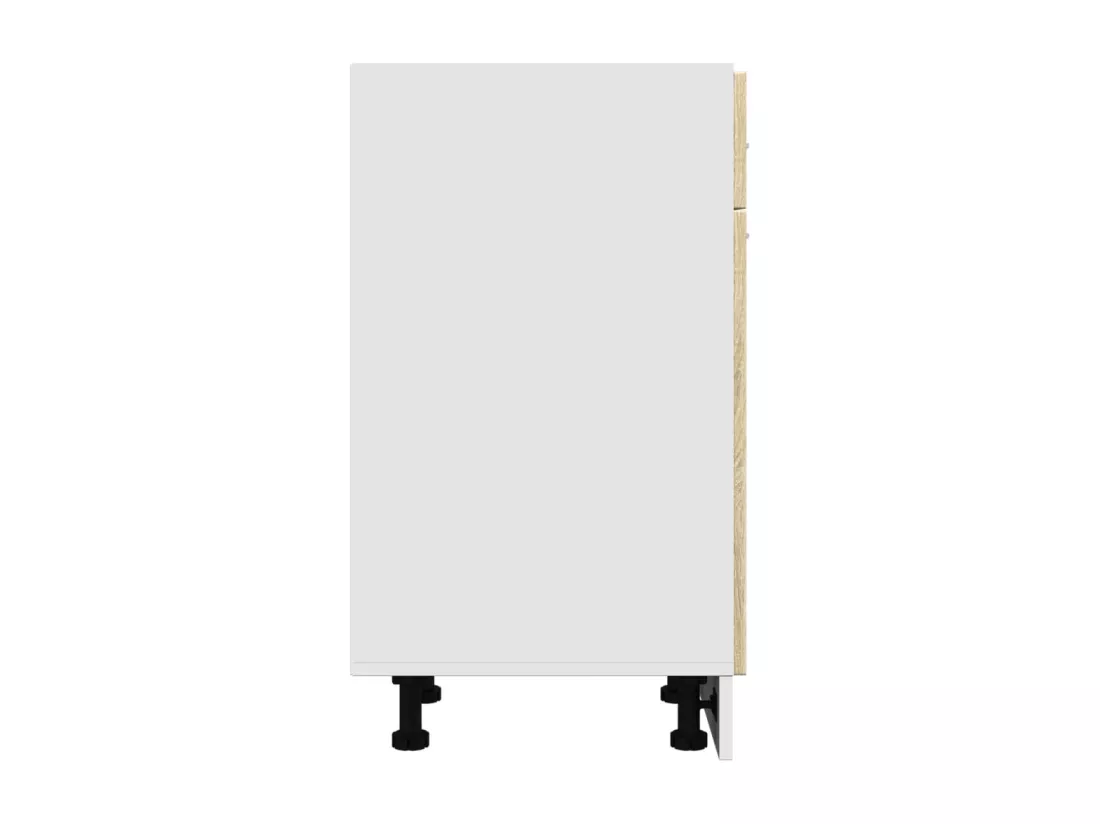 Armoire de plancher tiroir chêne sonoma bois d'ingénierie