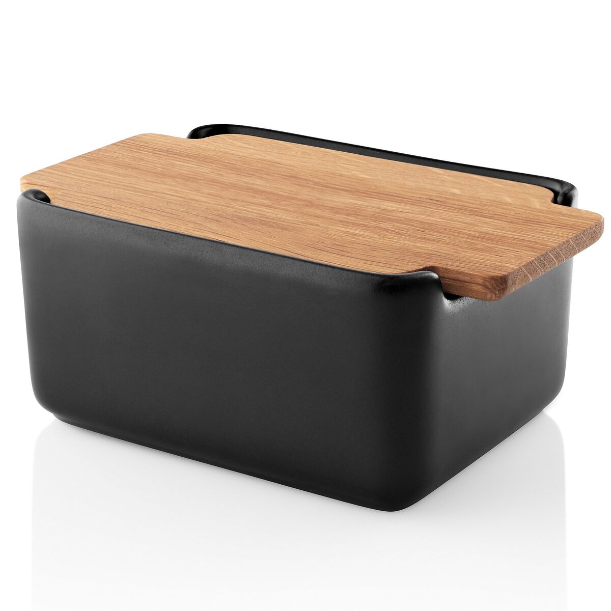 Nordic Kitchen smørboks med lokk, svart