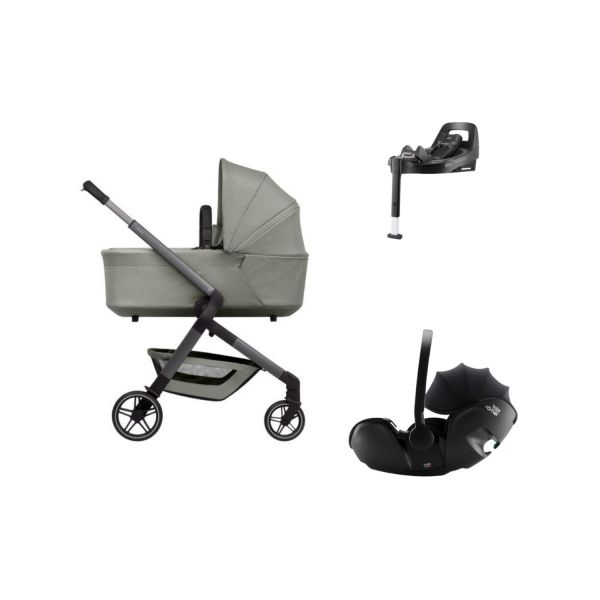 Joolz Hub 2 Kinderwagen 4-in-1 - Navy Blue | Britax Römer Baby-Safe Pro Autostoeltje | Britax Römer Vario Base 5Z