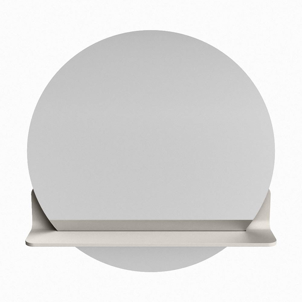 Mondiaz Spot spiegel rond Ø60cm met planchet linen