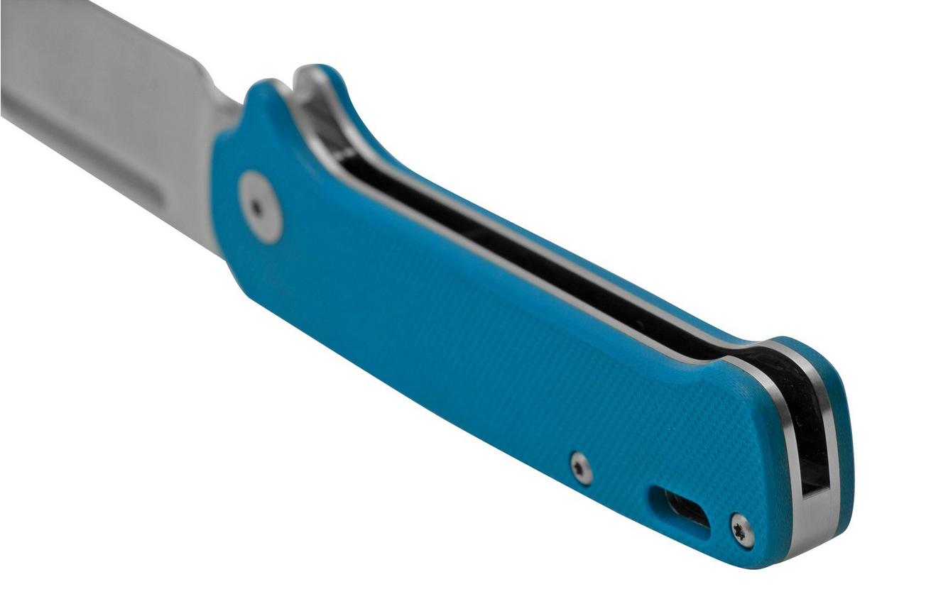 QSP Knife Penguin QS130SJ-C, 14C28N Satin, Blue G10, slipjoint zakmes