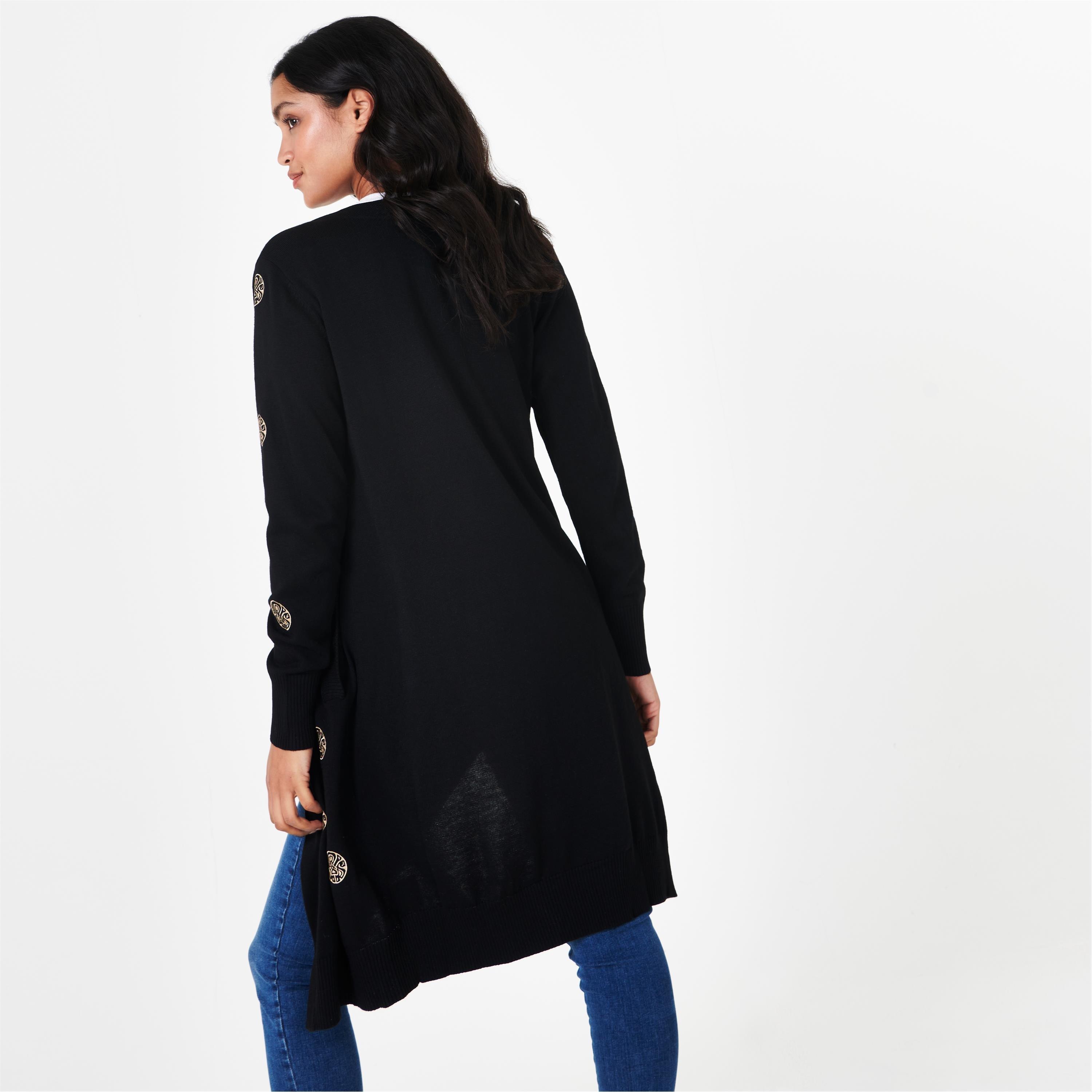 Biba Logo Embroidered Cardigan