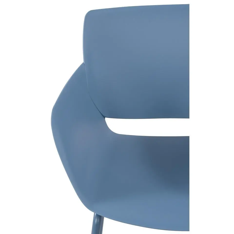 CLP Eetkamerstoel Alpena Kunststof - blauw