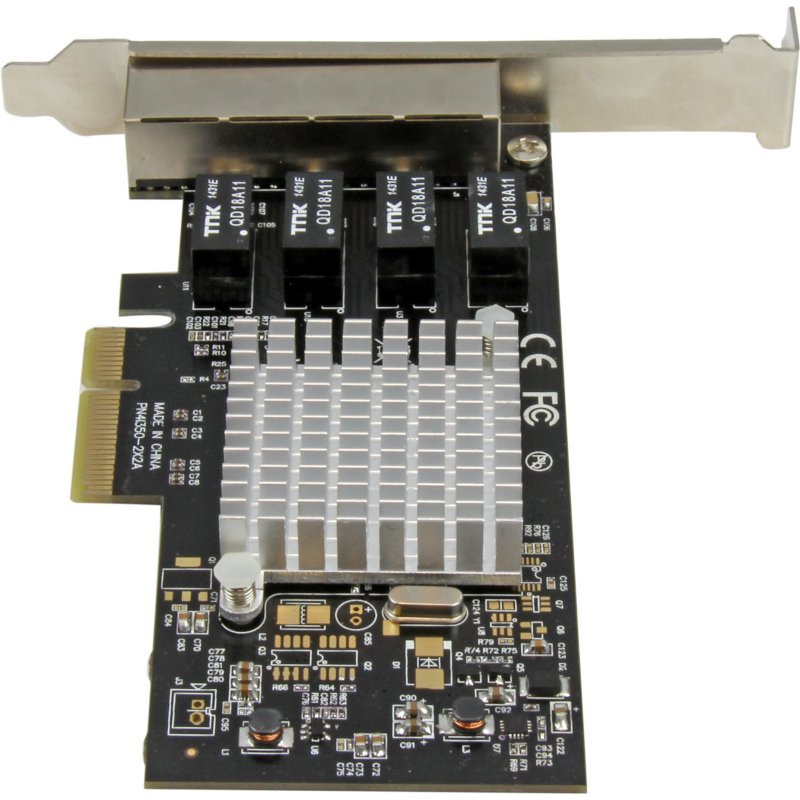 StarTech.com Carte réseau PCI Express à 4 ports Gigabit Ethernet avec chipset Intel I350