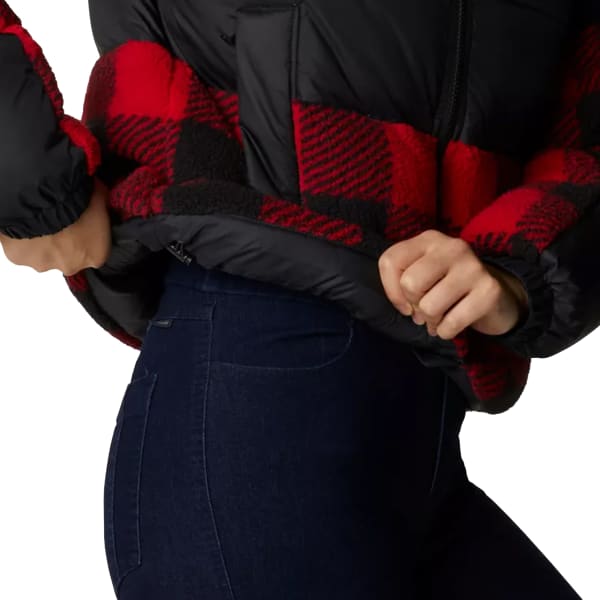 Veste COLUMBIA LEADBETTER POINT SHERPA BLACK RED BUFF