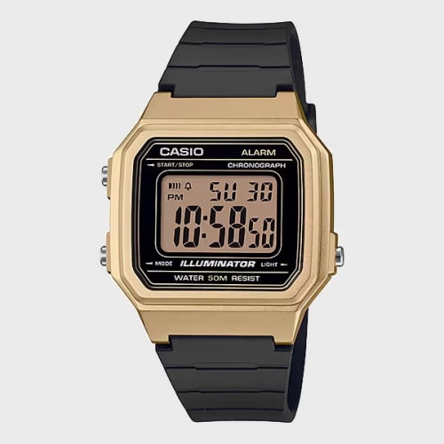 Montre Femme Collection W-217HM-9AVEF Noir Doré
