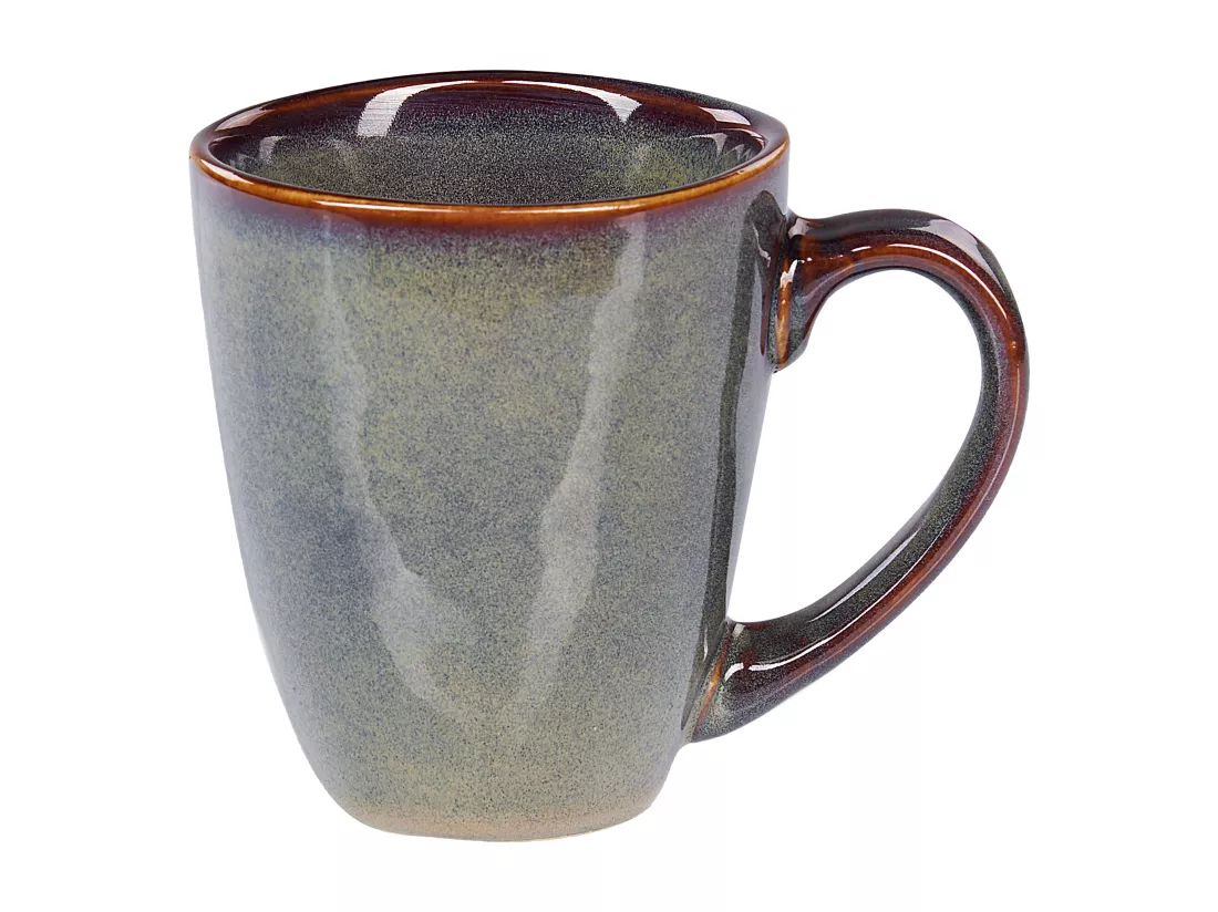 Set de 16 couverts de table THYME Grès Vert foncé