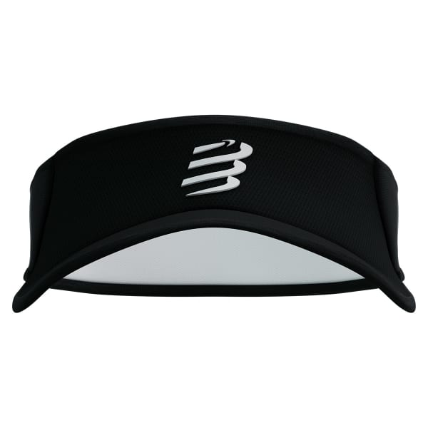 Visière running COMPRESSPORT VISOR ULTRALIGHT BLACK/WHITE