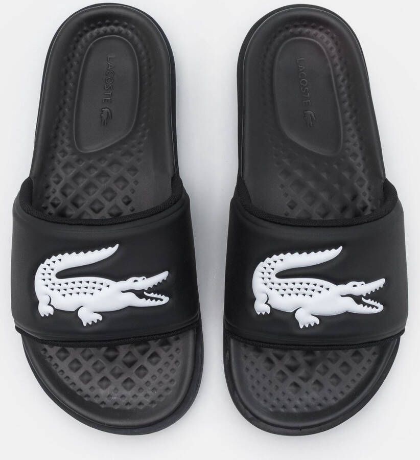 Lacoste Croco Dualiste Blk Wht Schoenmaat 46 Slides & sandalen 43CMA0020
