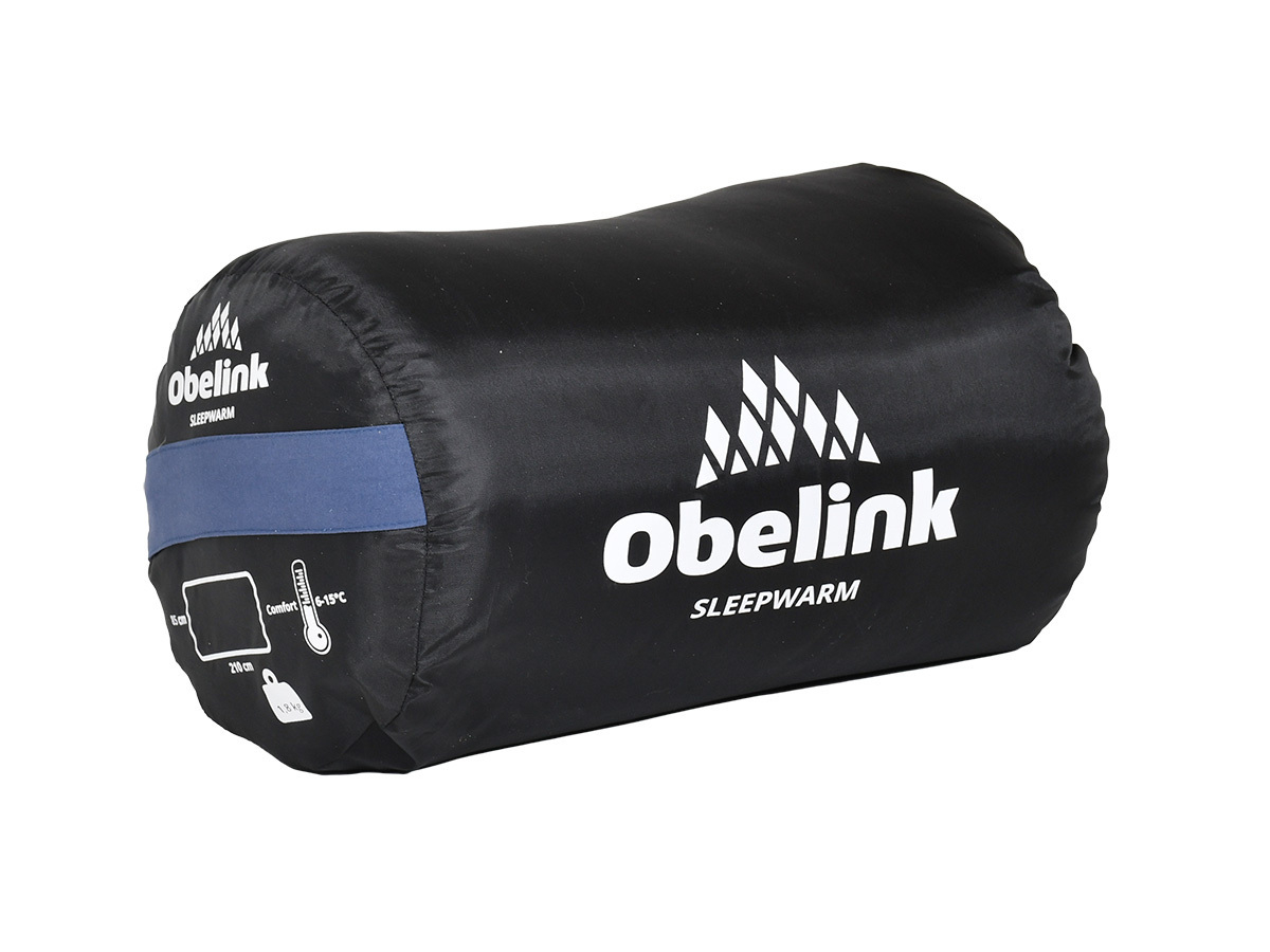 Obelink Sleepwarm slaapzak - Light Blue/ Crown Blue