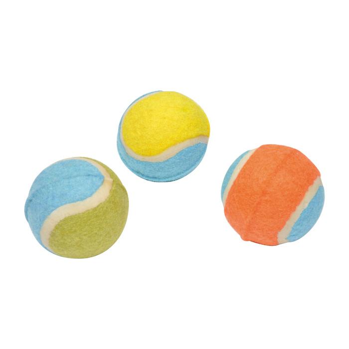 SET 3 BALLES DE TENNIS D.7CM