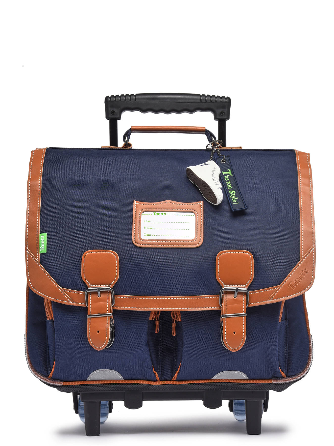 Cartable  roulettes 2 compartiments TANN'S