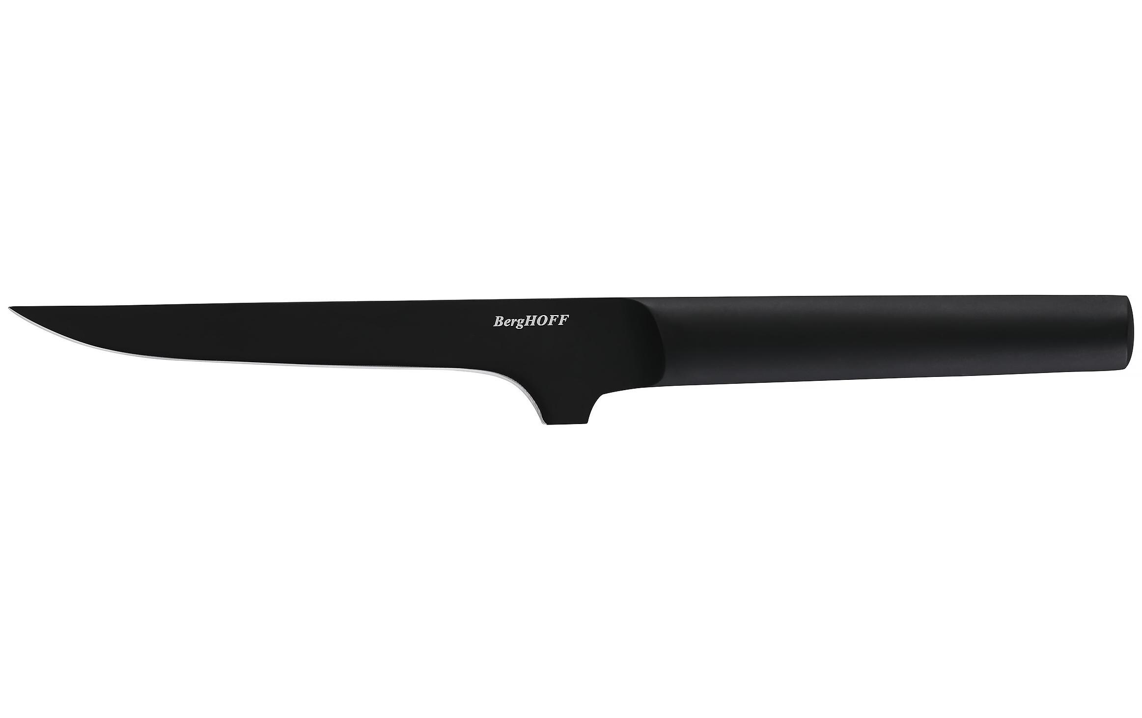 Ausbeinmesser Boron 15 cm, SchwarzMesser geeignet zum Zerteilen von Fleisch aus allen Fleischsorten