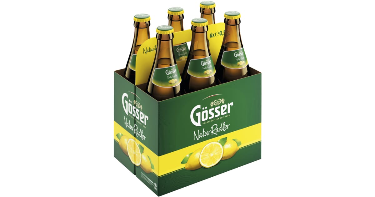 Gösser Naturradler Tray 6x 0,5 Liter (Mehrweg)