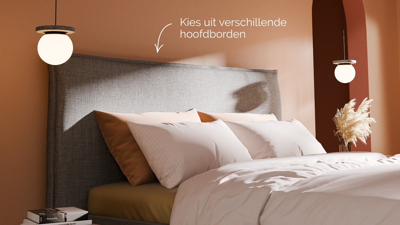 Opbergbed Morgan - Pure touch zinc