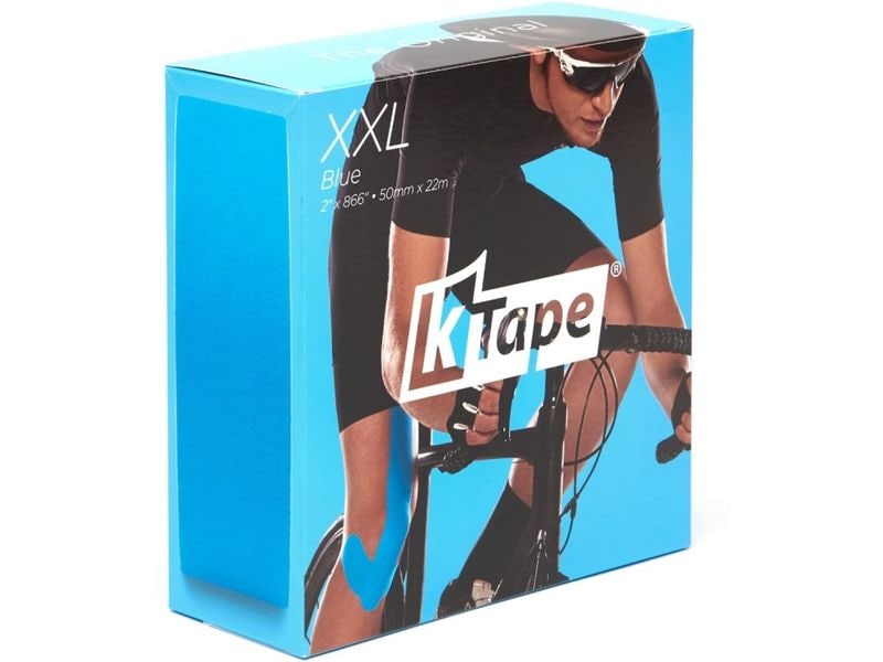 K-Tape K-Tape XXL blau 5 cm x 22 m Atmungsaktives Kinesiology Tape für Muskeln und Gelenke