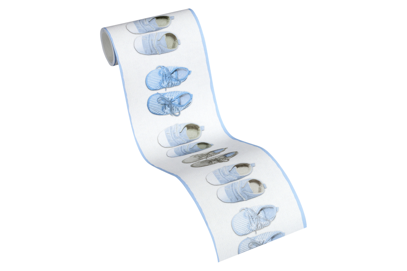 Vlies-Borte LITTLE STARS - blau - 13 cm