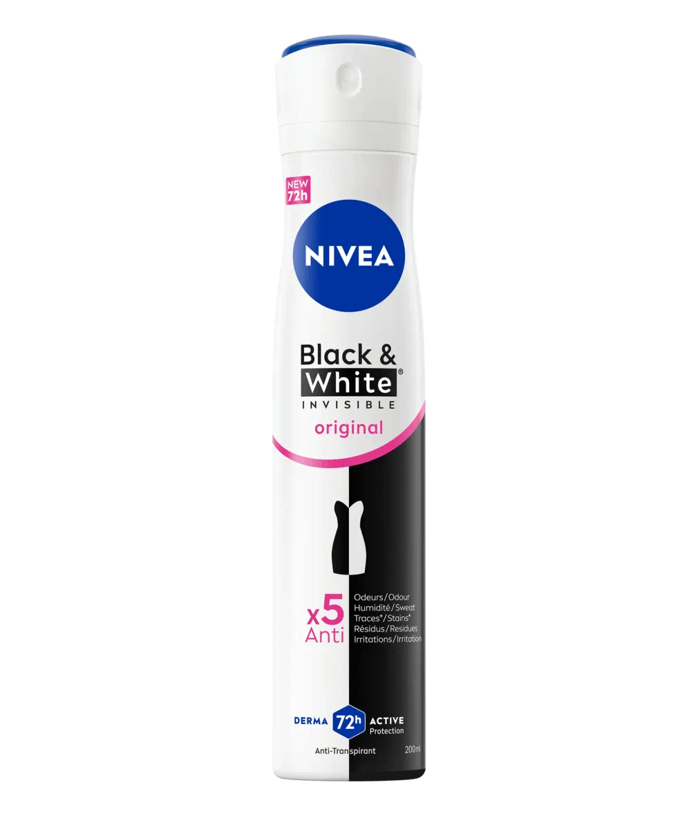 DÉODORANT ANTI-TRANSPIRANT FEMME SPRAY BLACK&WHITE ORIGINAL