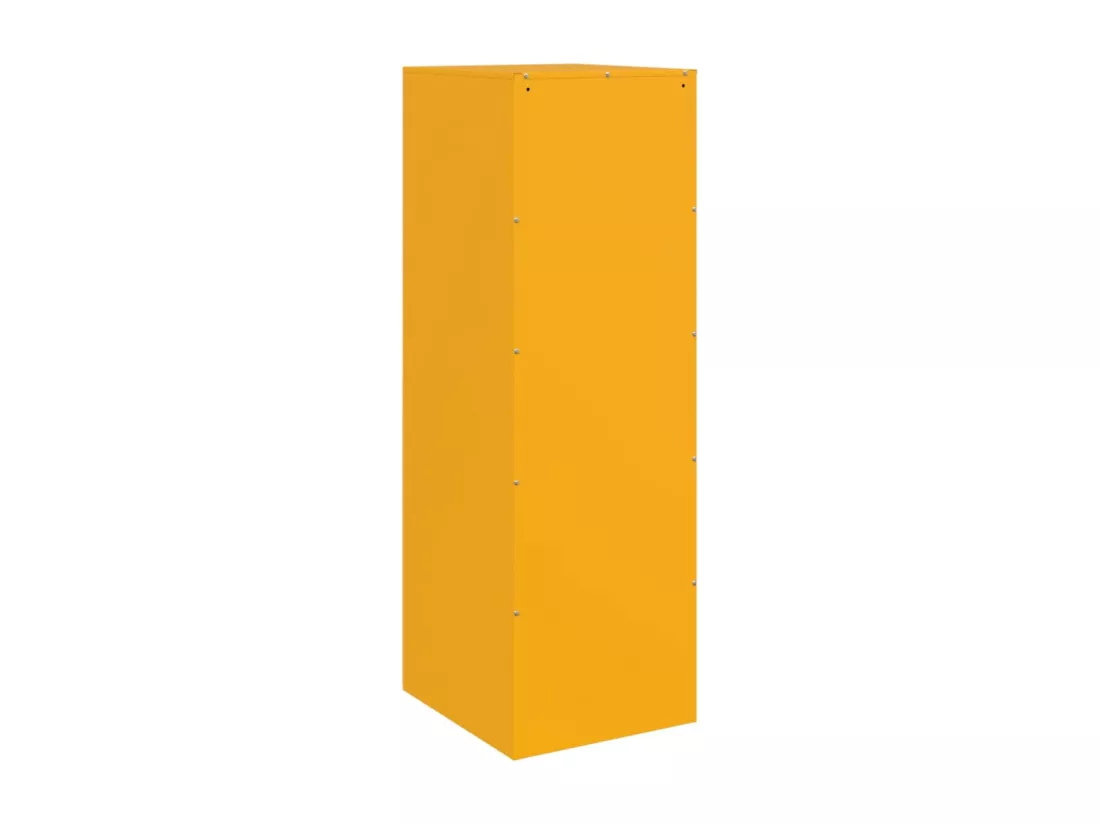 Buffet jaune moutarde 34,5x39x107 cm acier