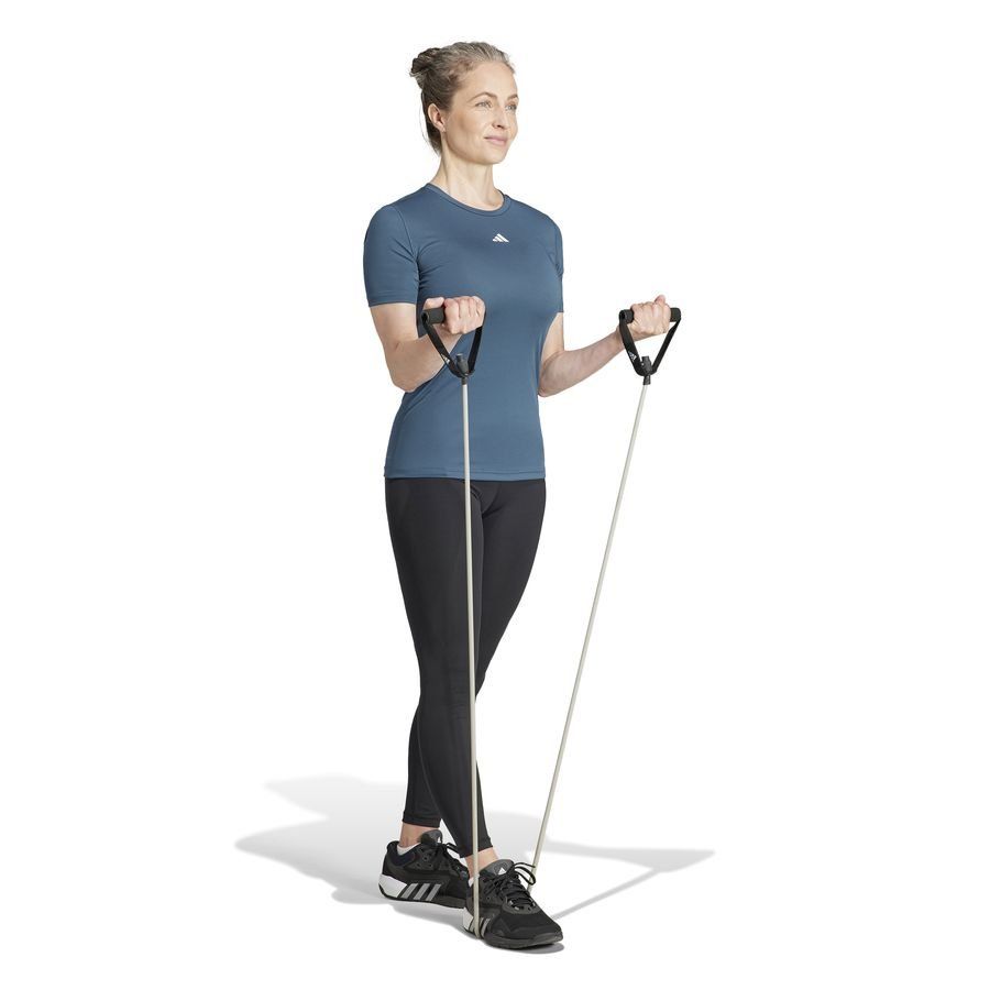 adidas T-shirt d'Entraînement Techfit - Bleu/Blanc Femme