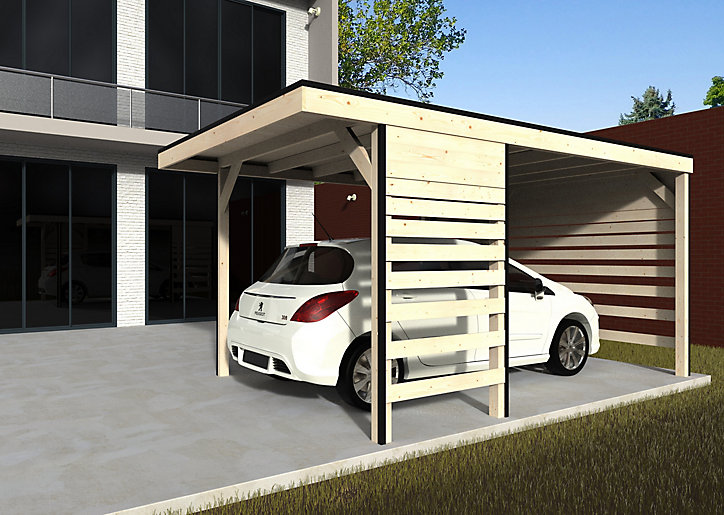 Carport bois Decor et Jardin Taho