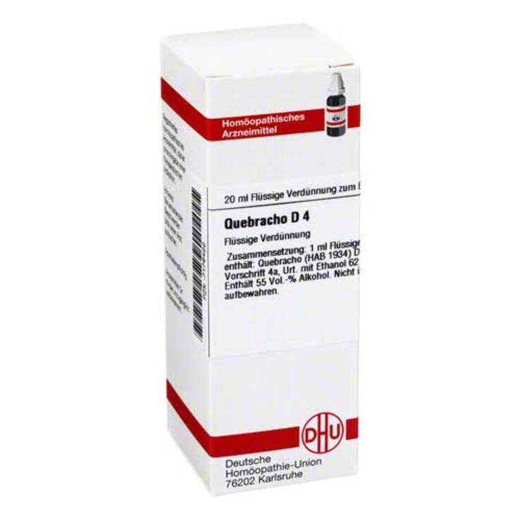 DHU Quebracho D 4 Dilution, 20 ml