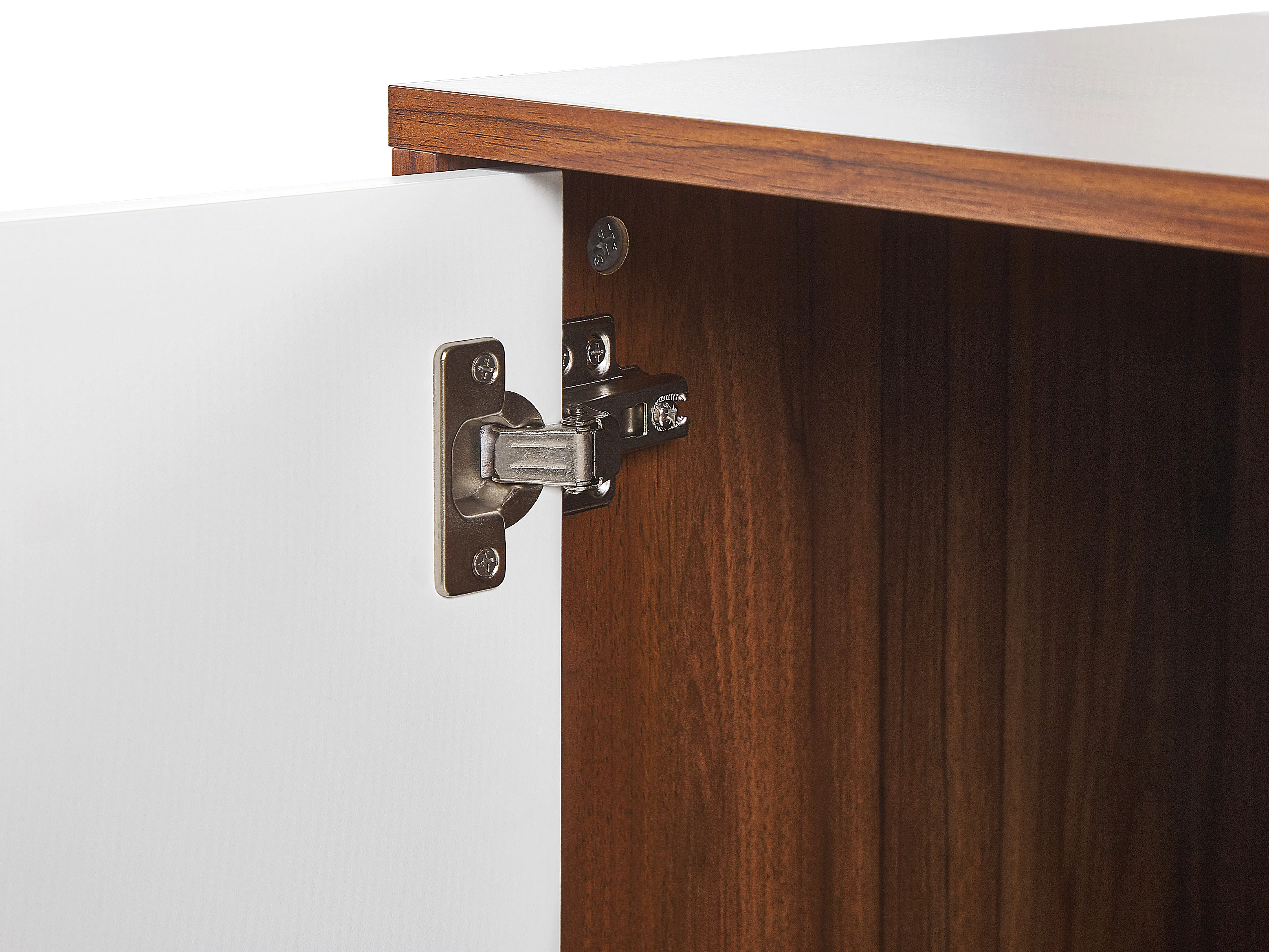 Kast NUEVA Donkerbruin/wit