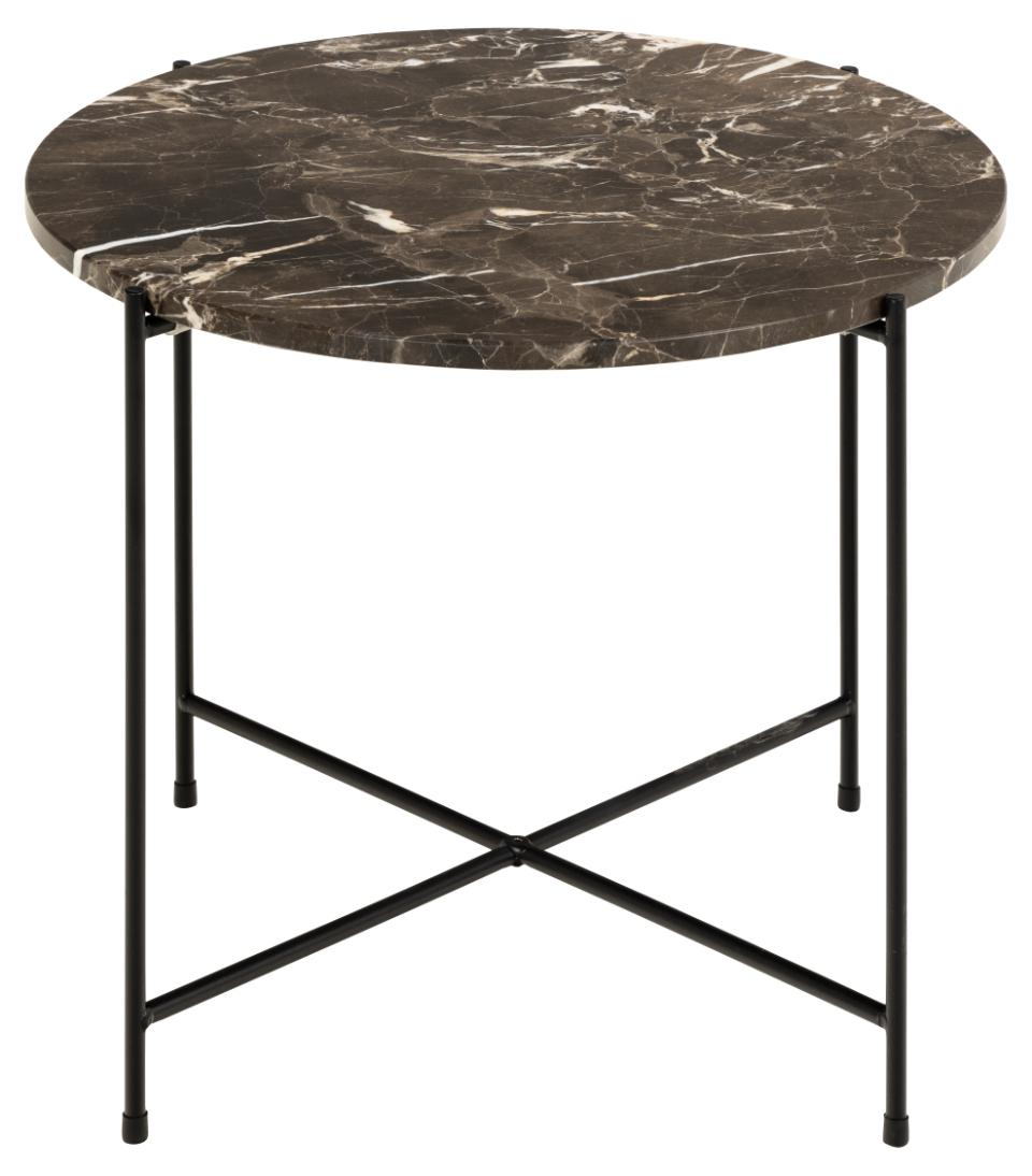 Bijzettafel Kosta Ø52 cm bruin
