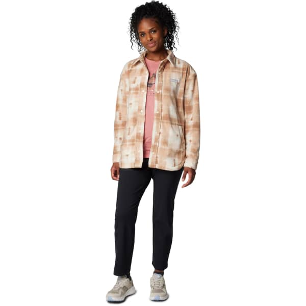 Chemise COLUMBIA W BENTON SPRINGS SHIRT JACKET II CAMEL BROWN OMBLUR