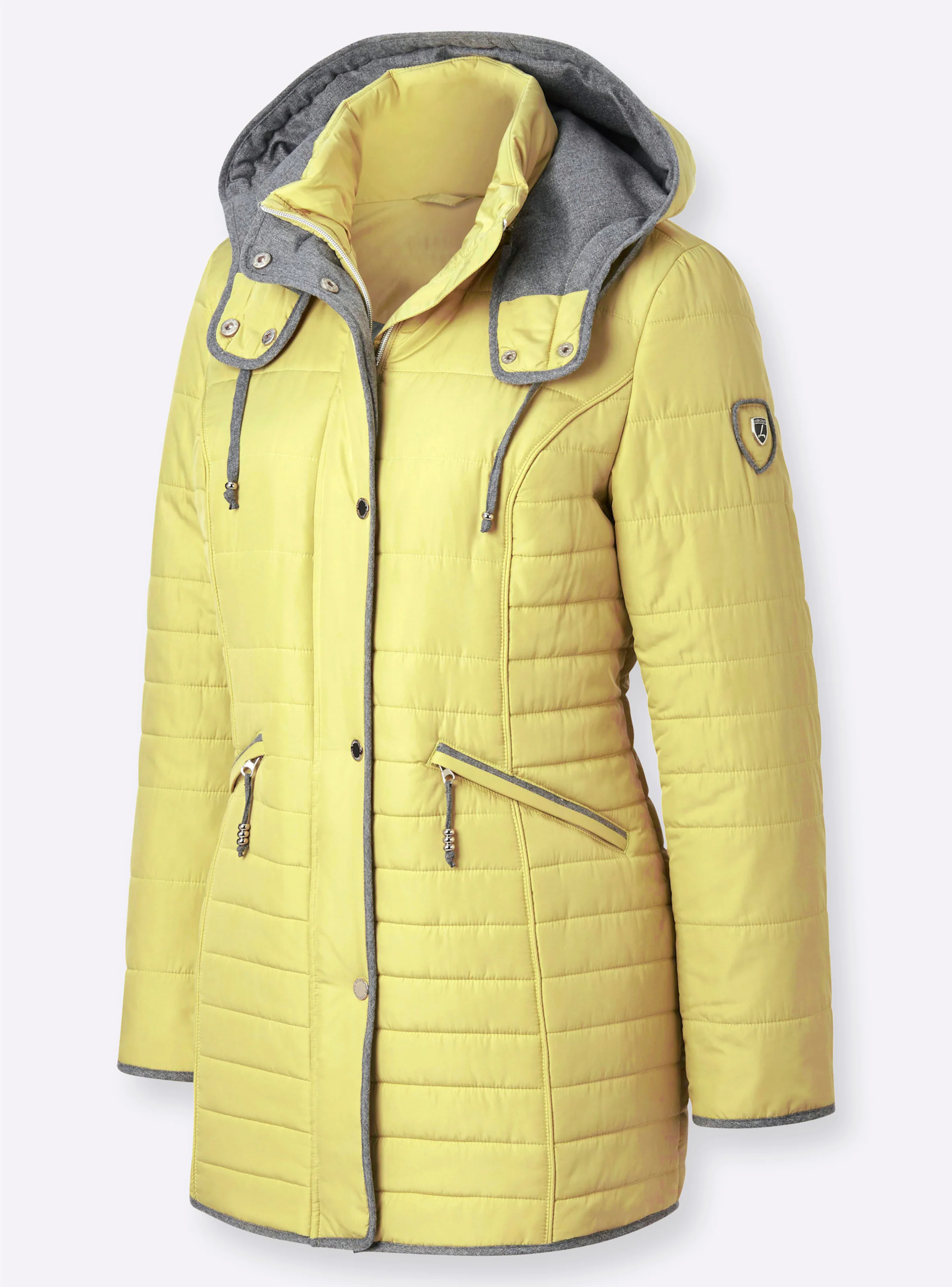 Steppjacke in lindgrün