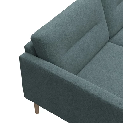 Larvik højrevendt hjørnesofa med pufafslutning