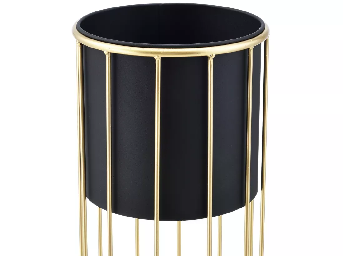 Set De 2 Supports De Plante Mortsel Doré Noir [en.casa]