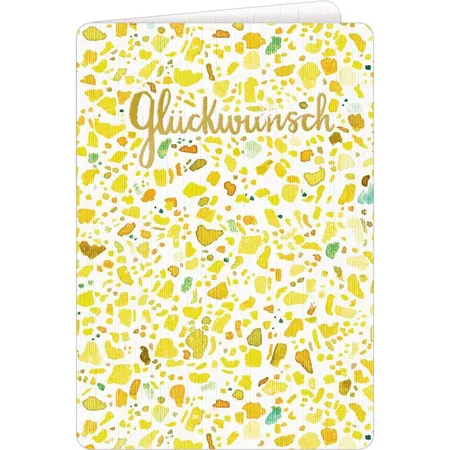 Coppenrath Verlag Grußkarten mit Kuv.- All about yellow, 1 Stück, 6-fach sortiert