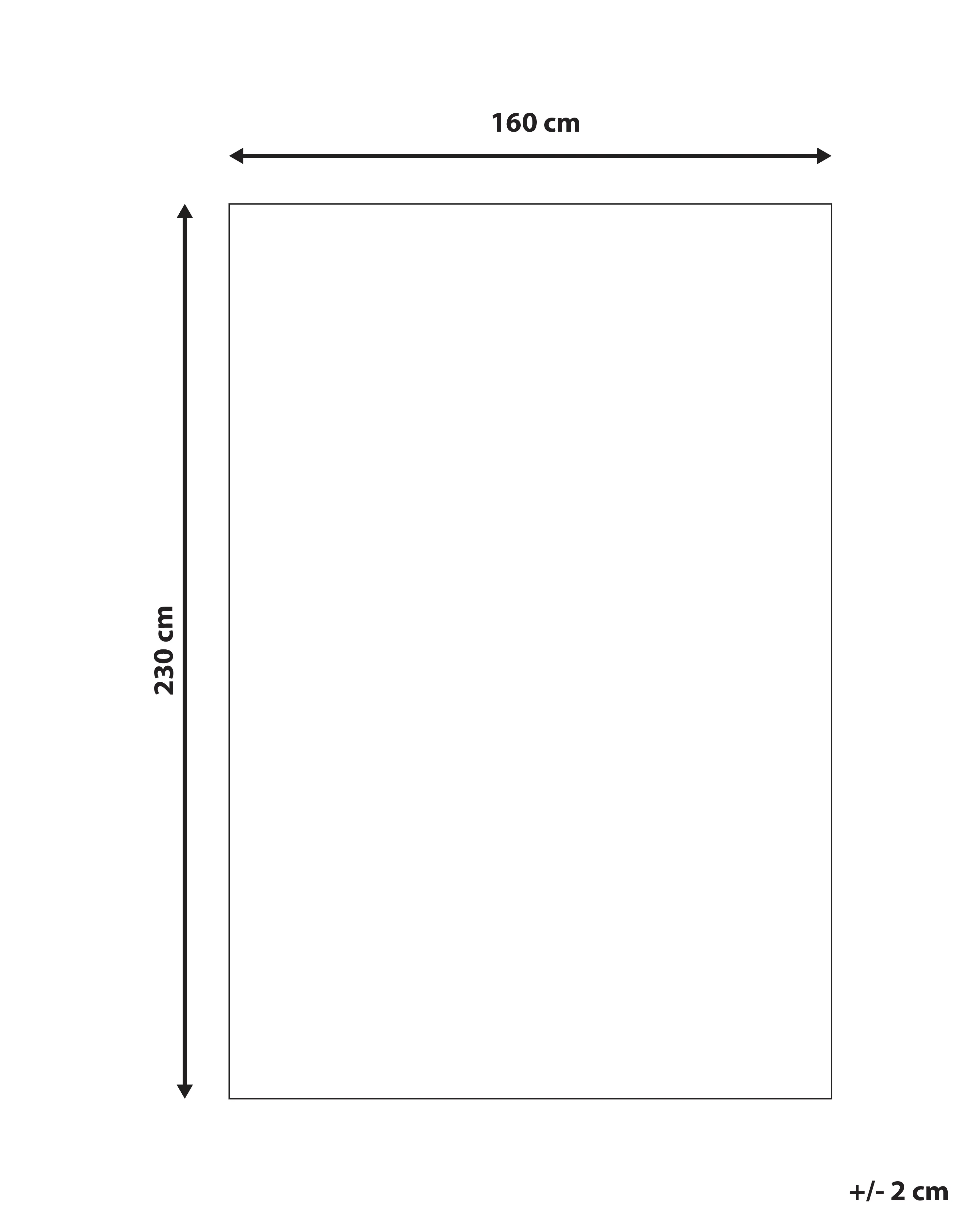 Vloerkleed KARTEPE Meerkleurig 160 x 230 cm