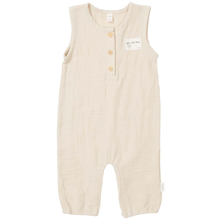 koeka Baby Strampler Faro Weiß