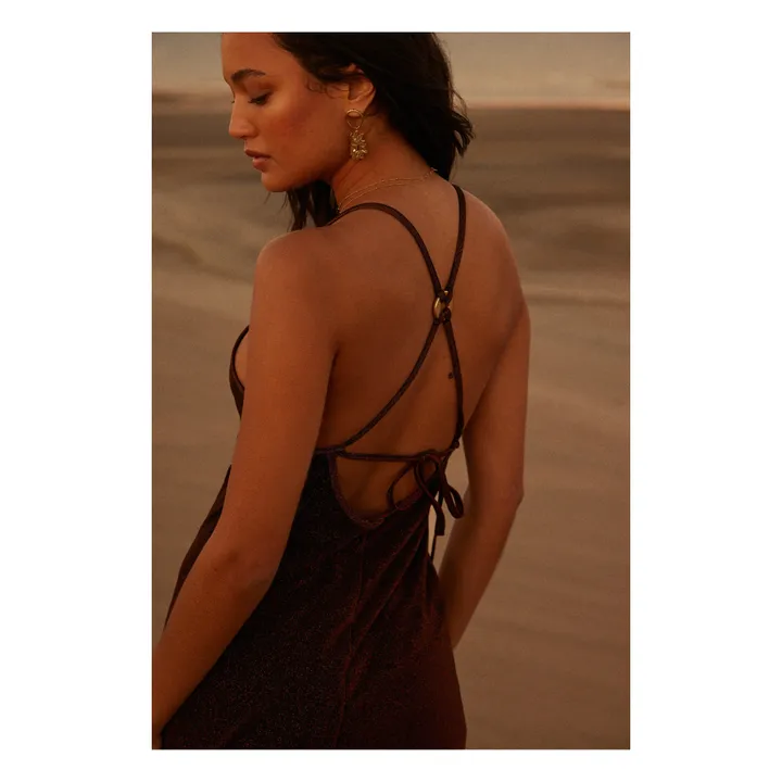 Alma Deia Sleepdress en Glitters | Brun roux
