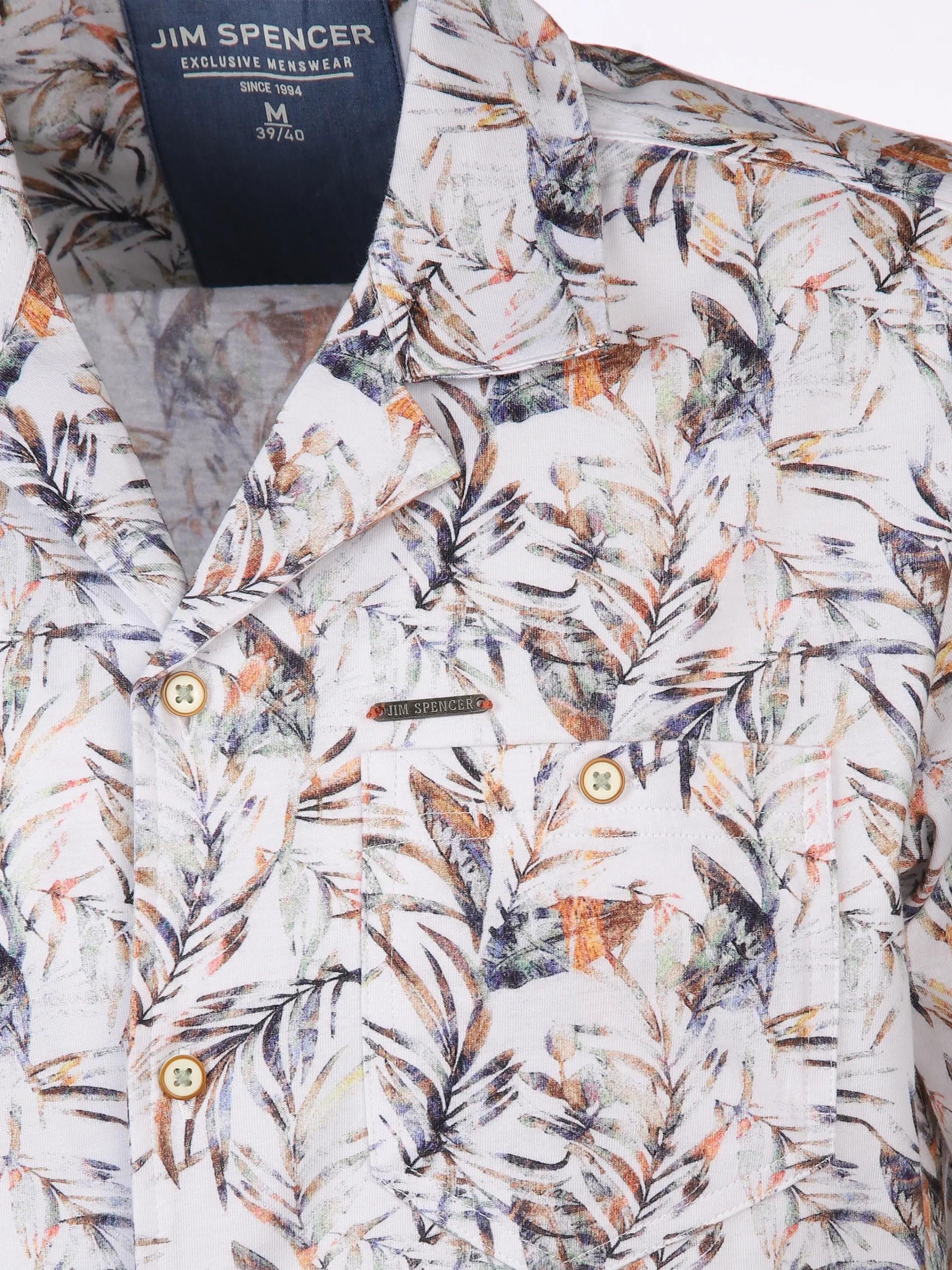 Herren Freizeithemd mit Alloverprint