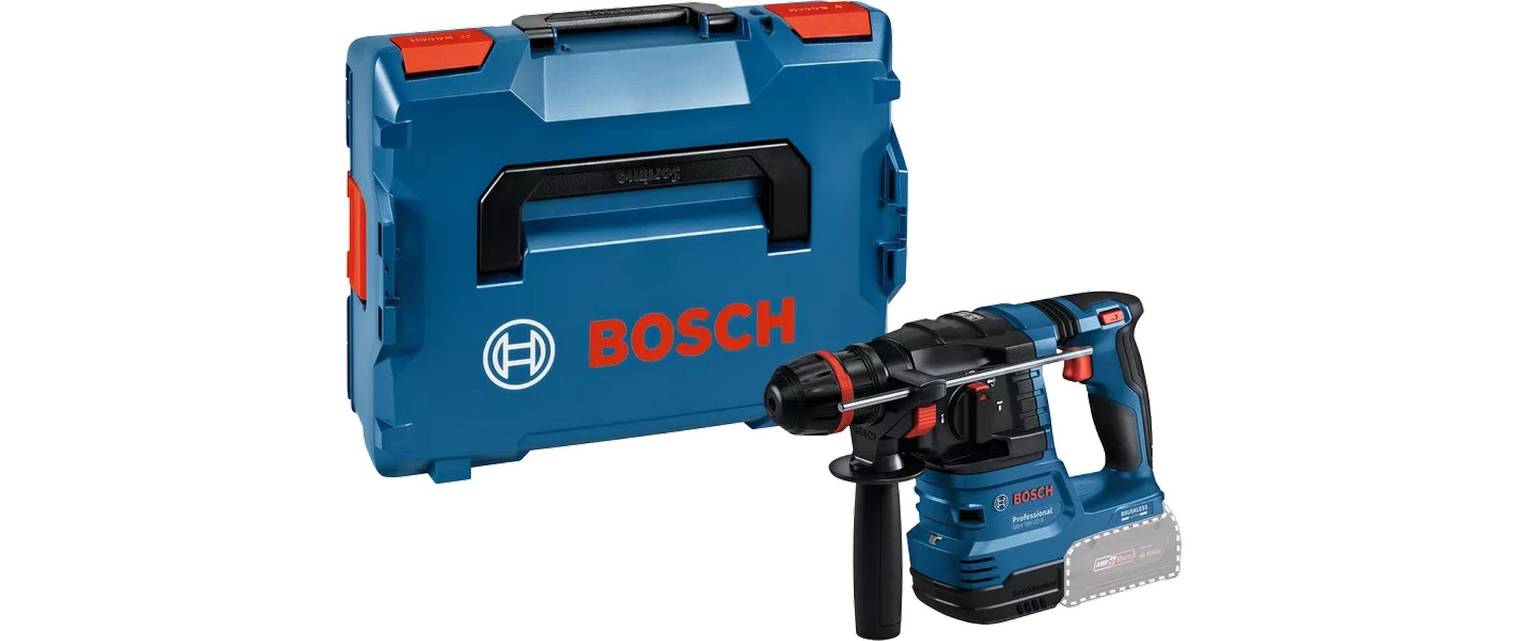 Akku-Bohrhammer mit ONECHUCK GBH 18V-22 X in L-BOXX 136<br>Kraftpaket unter voller Kontrolle