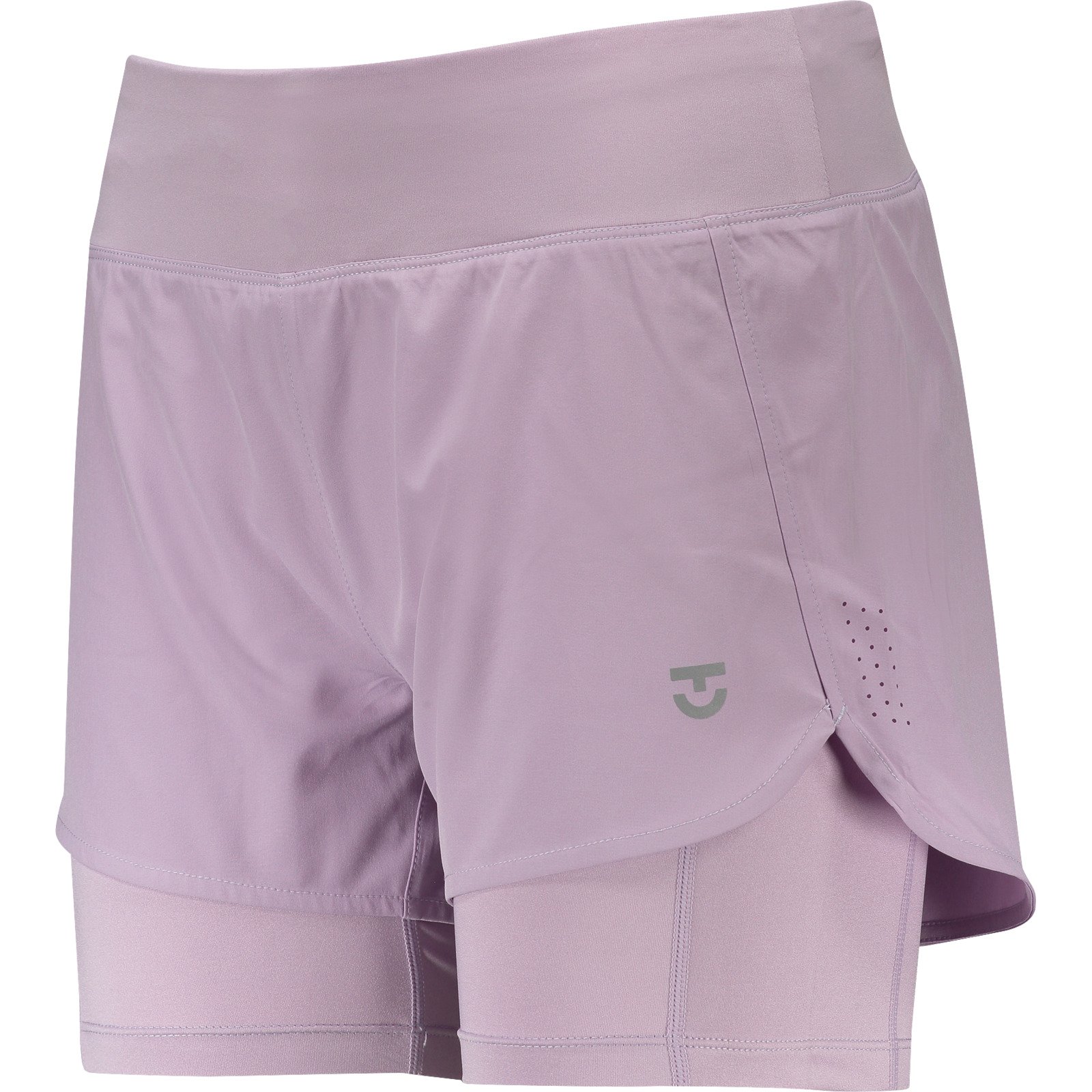 Tone Up Damen-Shorts 2in1 Tempo L, flieder