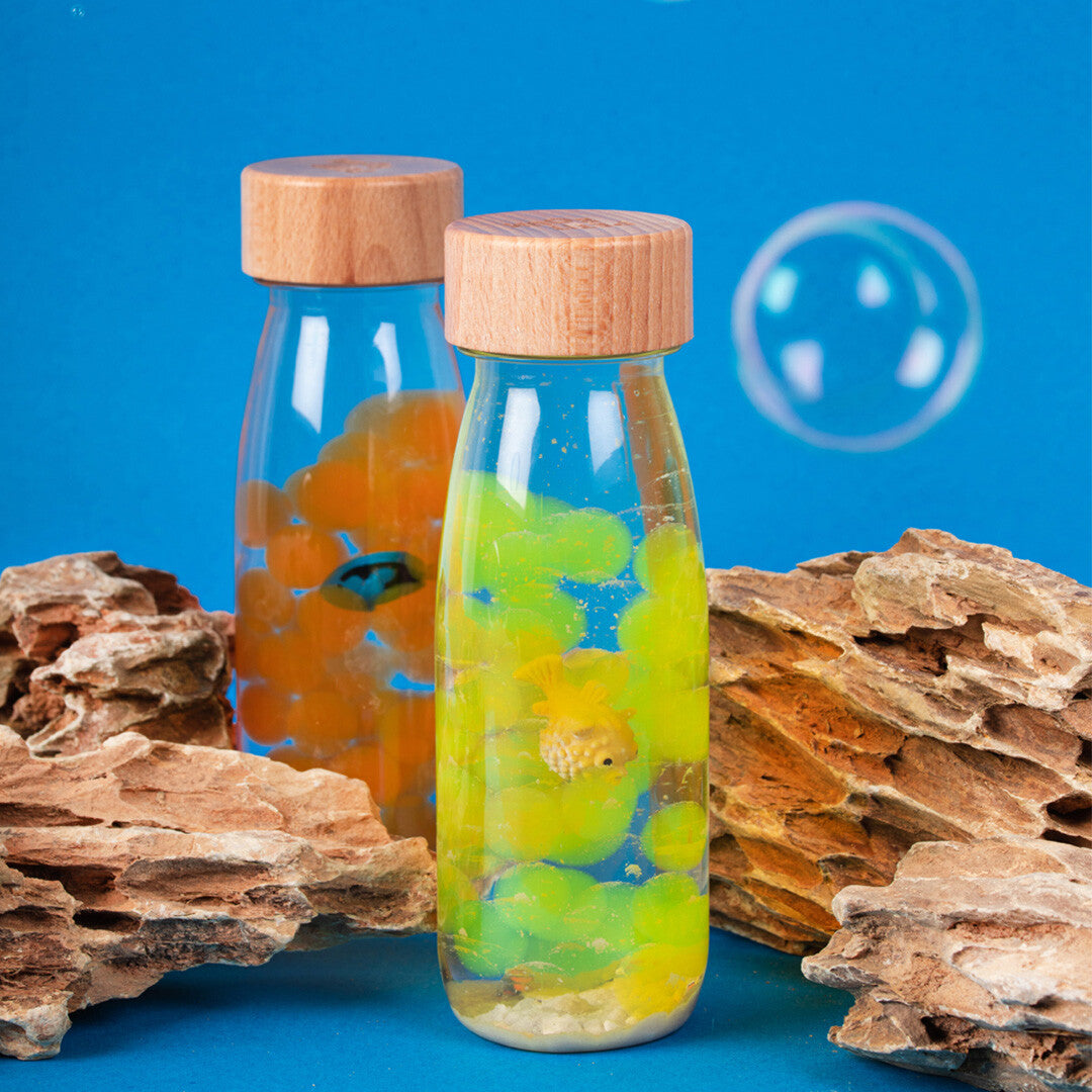 Petit boum sensorische fles sound - pufferfish