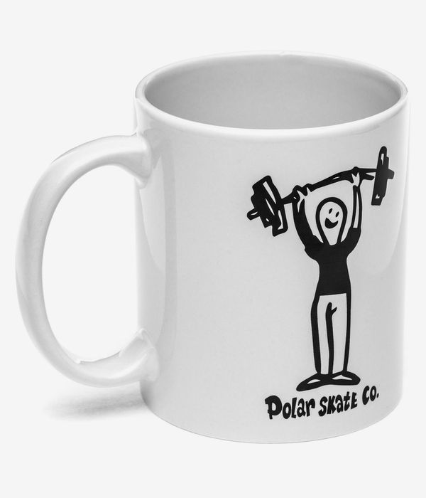 Polar Pumping Iron Tasse (white)