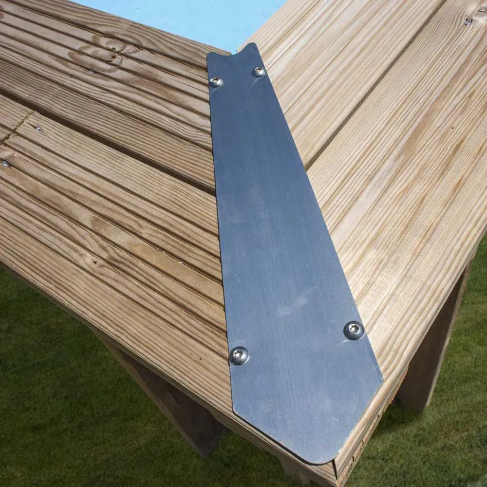 Gre pools Violette 2 Wood runder Pool 500x127 cm